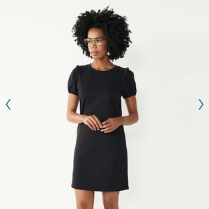 😍Lily Rose Puff-Sleeve shift dress